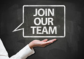 Join Our Team  / Blackboard concept (Click for more)